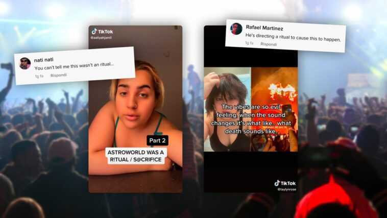 Certains tiktokers pensent que la tragédie du concert de Travis Scott était un rituel satanique 1 Certains Tiktokers Pensent Que La Tragédie Du Concert De Travis