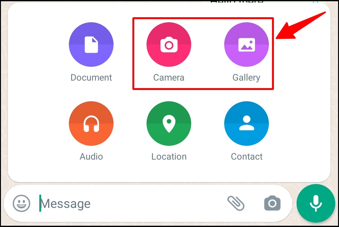 Comment envoyer des photos et des vidéos qui disparaissent dans WhatsApp 2 guide des messages qui disparaissent étape 2