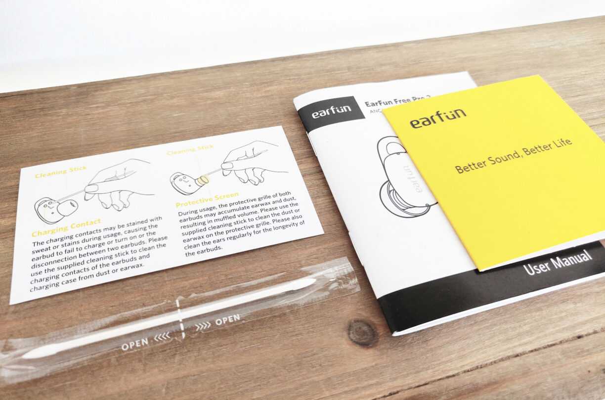 Earfun Free Pro 2 Boite Manuel