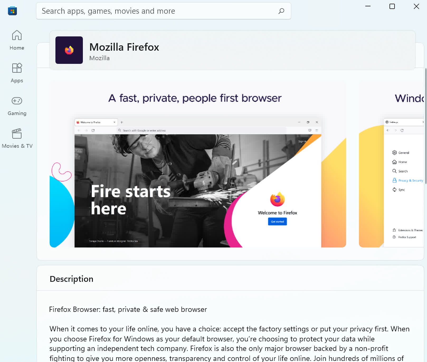 Firefox arrive sur le Windows Store 2 Firefox arrive sur le Windows Store