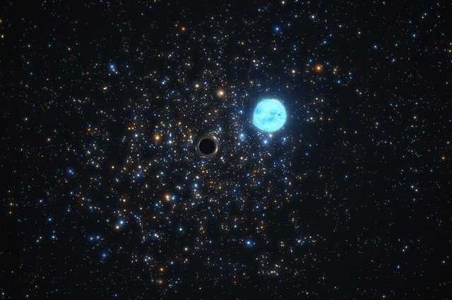 Il y a un jeune trou noir caché dans la galaxie à côté de la nôtre 1 Il Y A Un Jeune Trou Noir Caché Dans La