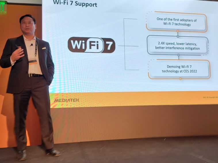 MediaTek prévoit de faire une démonstration du WiFi 7 pour la première fois au CES 2022 1 Mediatek Prévoit De Faire Une Démonstration Du Wifi 7 Pour