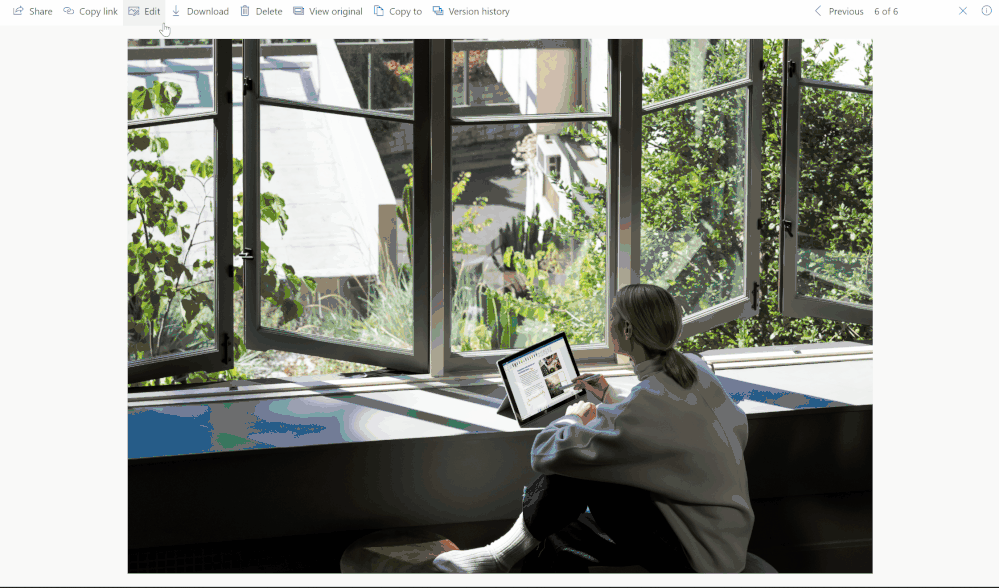 Édition dans Onedrive