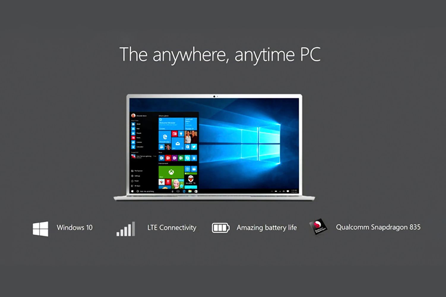 Qualcomm a un accord exclusif avec Microsoft pour Windows sur ARM 2 Qualcomm Snapdragon + Windows 10