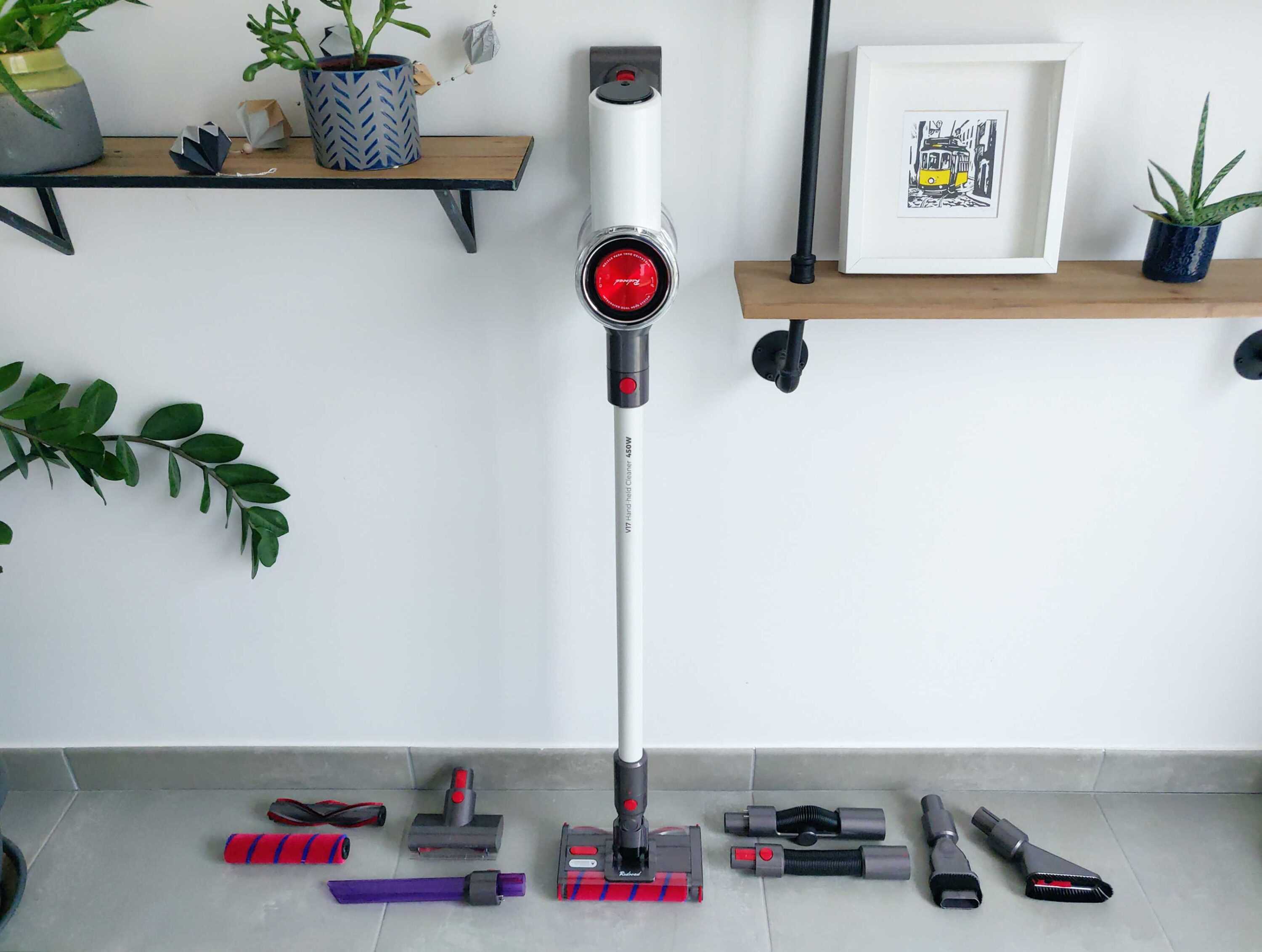 Redroad V17 en TEST: Que vaut ce nouvel aspirateur balai/à main ? 6 Redroad V17 Accessoires