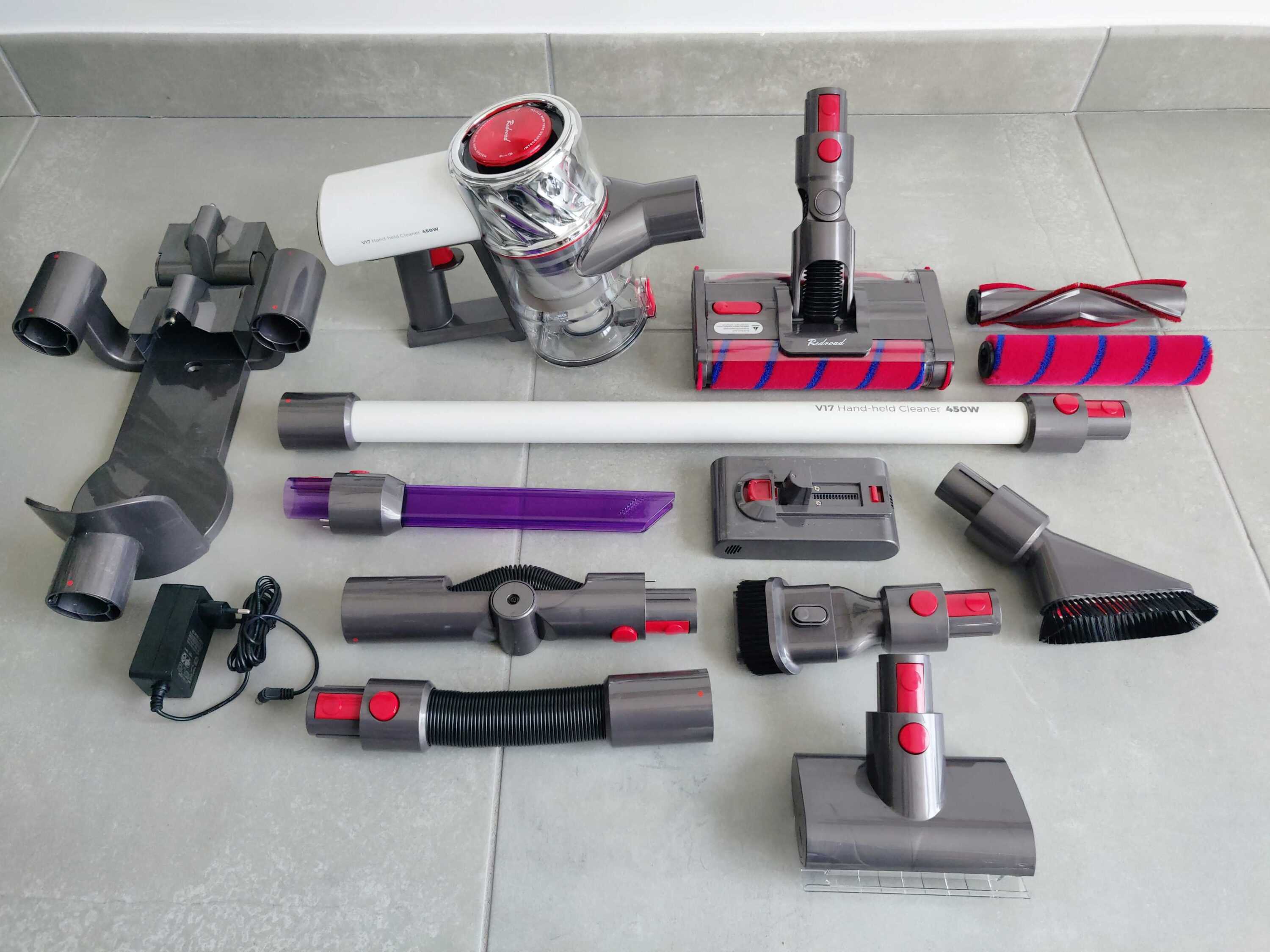Redroad V17 en TEST: Que vaut ce nouvel aspirateur balai/à main ? 7 Redroad V17 Bundle Accessoire