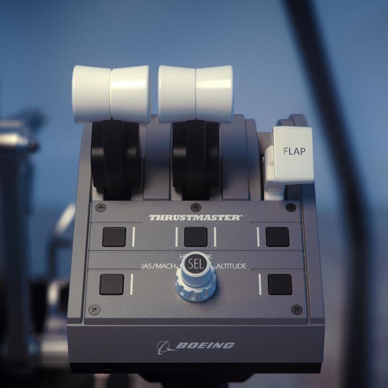 Thrustmaster et Boeing collaborent sur un joug et un quadrant de vol de 500 $ 2 Thrustmaster et Boeing collaborent sur un joug et un quadrant