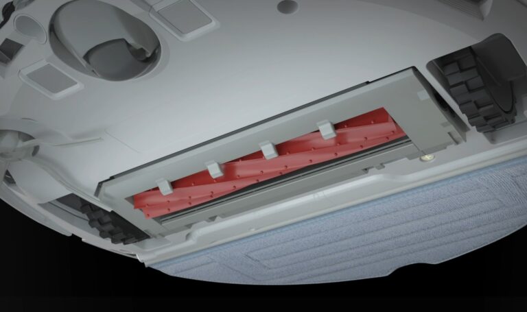 Robot laveur : il faut y faire attention lors de l'achat 8 La construction des robots laveurs est en grande partie similaire : ici avec le Roborock S7, l'aspirateur a d'abord lieu, puis le robot essuie la surface. (Photo : Roborock)