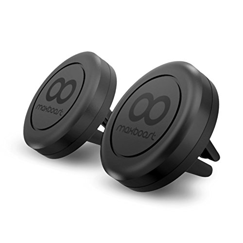 Support de voiture Maxboost, [2 Pack] Support de voiture magnétique universel pour ventilation compatible avec iPhone 13 12 11 Pro Xs Max XR X 8 7 Plus 6, Galaxy S21 S20 Ultra S10 S10e S9, LG, Note 20, Pixel (fonctionne dans la plupart des cas)