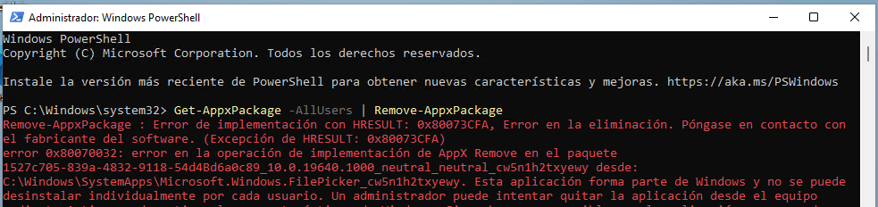 Comment désinstaller toutes les applications préinstallées de Windows 11 3 PowerShell s'occupe de supprimer toutes les applications incluses dans Windows 11