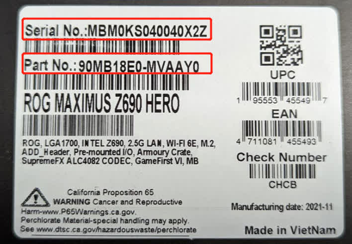 Un défaut de fabrication de certaines cartes mères ROG Maximus Z690 Hero provoque un rappel d'Asus 3 1640864441 530 Un defaut de fabrication de certaines cartes meres ROG