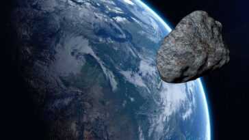 Astéroïde Gros Comme La Tour Eiffel S'approchant De La Terre