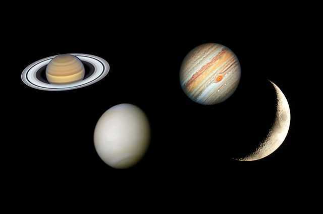 Ce soir magnifique alignement céleste avec trois planètes et le croissant de lune : comment les voir dans le ciel 1 Ce Soir Magnifique Alignement Céleste Avec Trois Planètes Et Le
