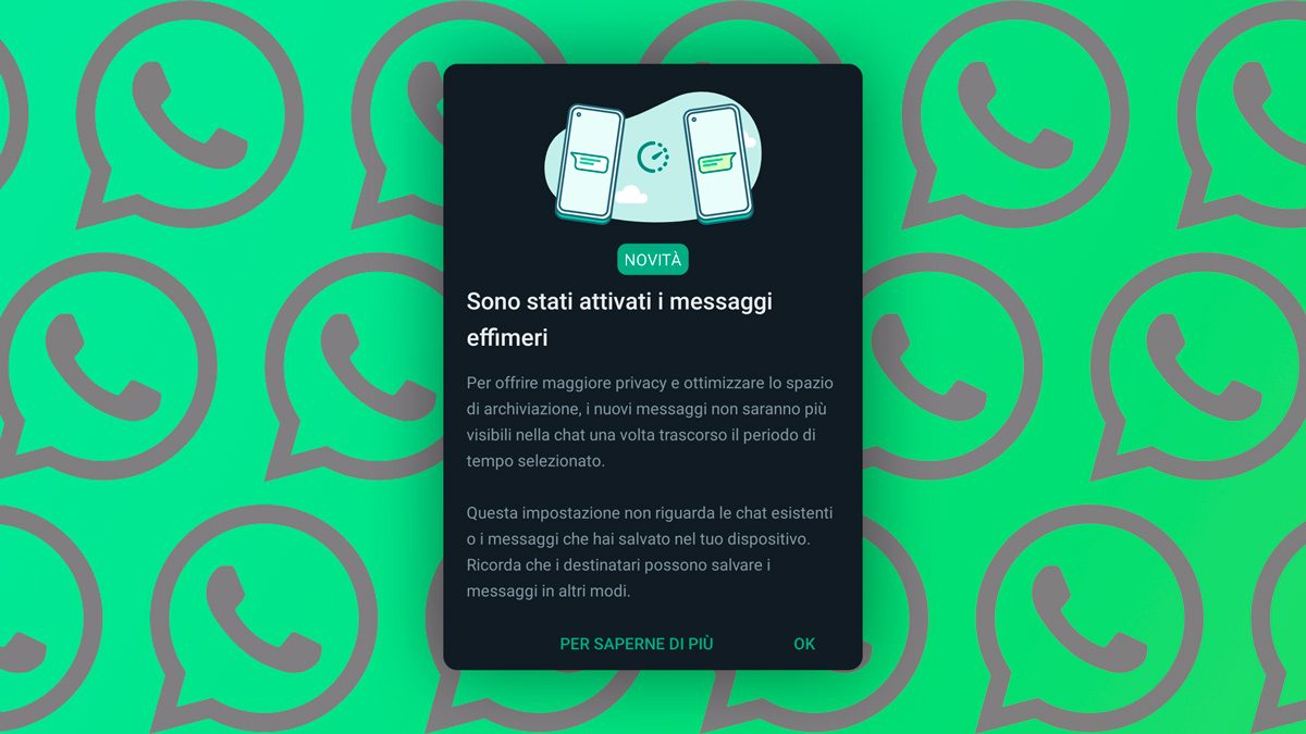 La nouveauté de WhatsApp pour n'envoyer que des messages autodestructeurs 2 La nouveaute de WhatsApp pour nenvoyer que des messages autodestructeurs