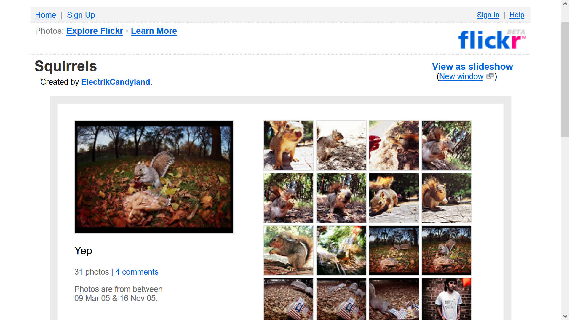 Quest il arrive a Flickr