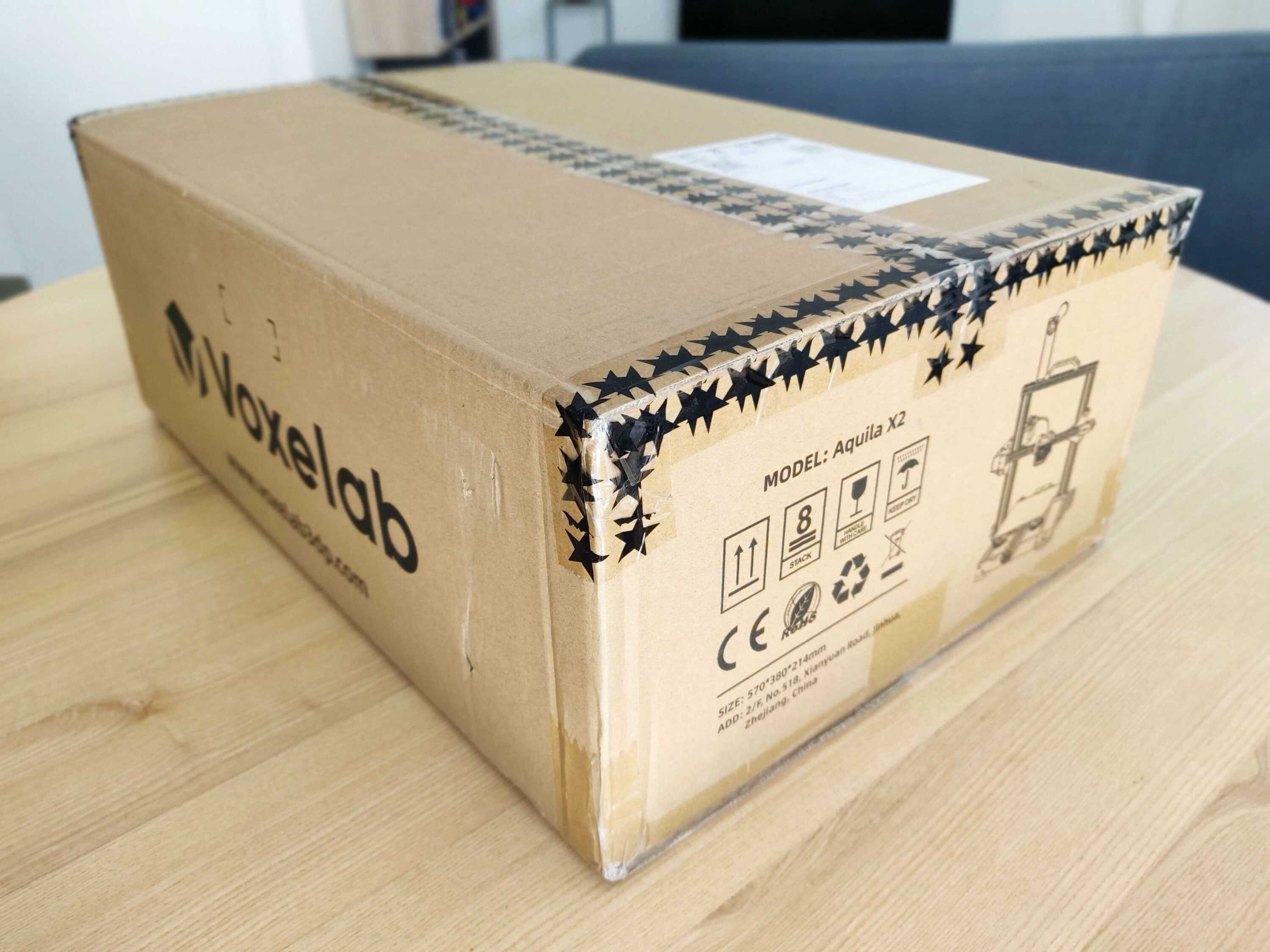 Voxelab Aquila X2: Que vaut cette imprimante 3D pas chère ? (sous 200€) 2 Voxelab Aquila Carton