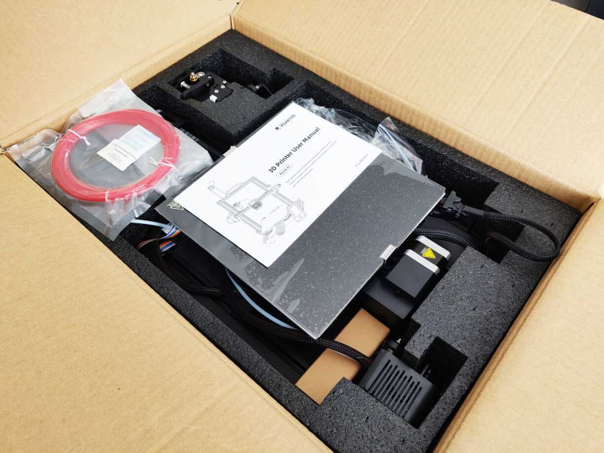 Voxelab Aquila X2: Que vaut cette imprimante 3D pas chère ? (sous 200€) 4 Voxelab Aquila Carton Ouvert Etage 1