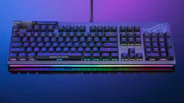 Le Dernier Clavier De Jeu Mécanique D'asus Ajoute Un Petit