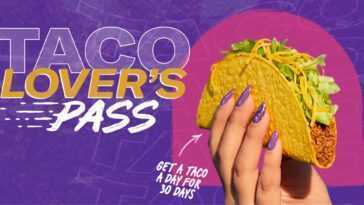 Taco Bell Lance Un Programme D'abonnement De 10 $ Par Jour