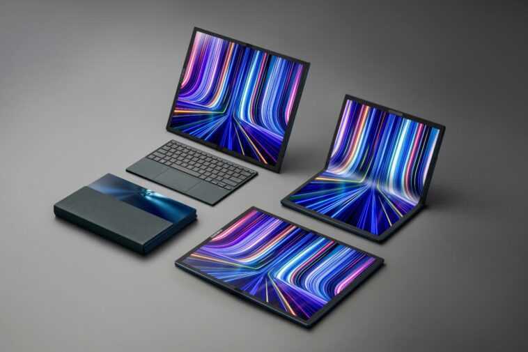 Asus prépare un ordinateur portable OLED pliable de 17 pouces avec des processeurs Intel de 12e génération et Thunderbolt 4 1 Asus Prépare Un Ordinateur Portable Oled Pliable De 17 Pouces