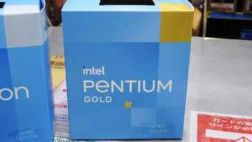 Processeur Intel Pentium Gold G7400t Overclocké à 5,8 Ghz