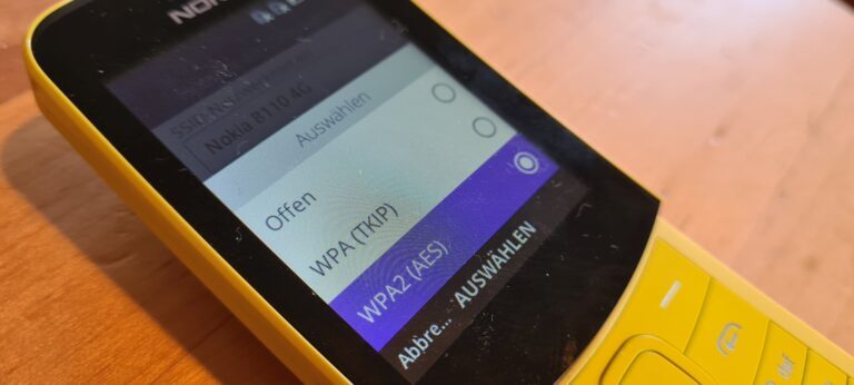 Configurer un hotspot WLAN sous KaiOS : Voici comment fonctionne le partage Internet 4 Ne négligez pas la sécurité. (Photo: Netcost)
