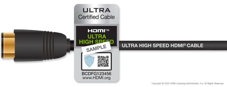 De nouveaux câbles ne sont pas nécessaires pour HDMI 2.1a.  (Photo : Administrateur des licences HDMI)