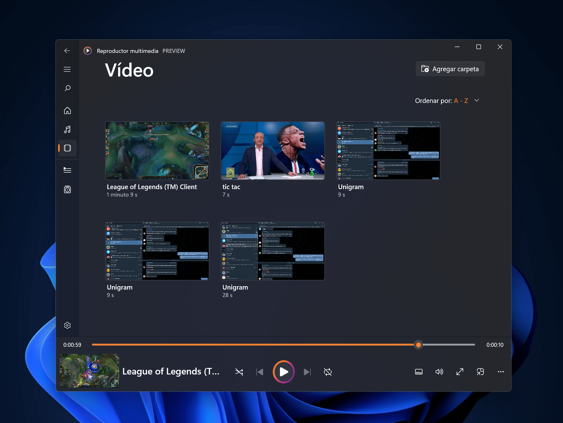 Lecteur Windows Media 11