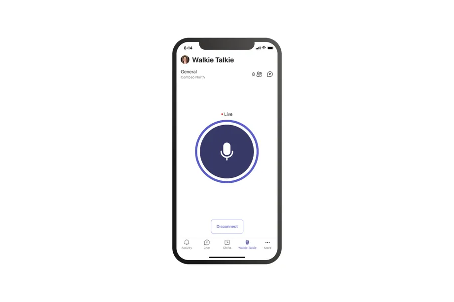 Désormais, Microsoft Teams sert également de talkie-walkie 2 LE talkie-walkie chez TEams