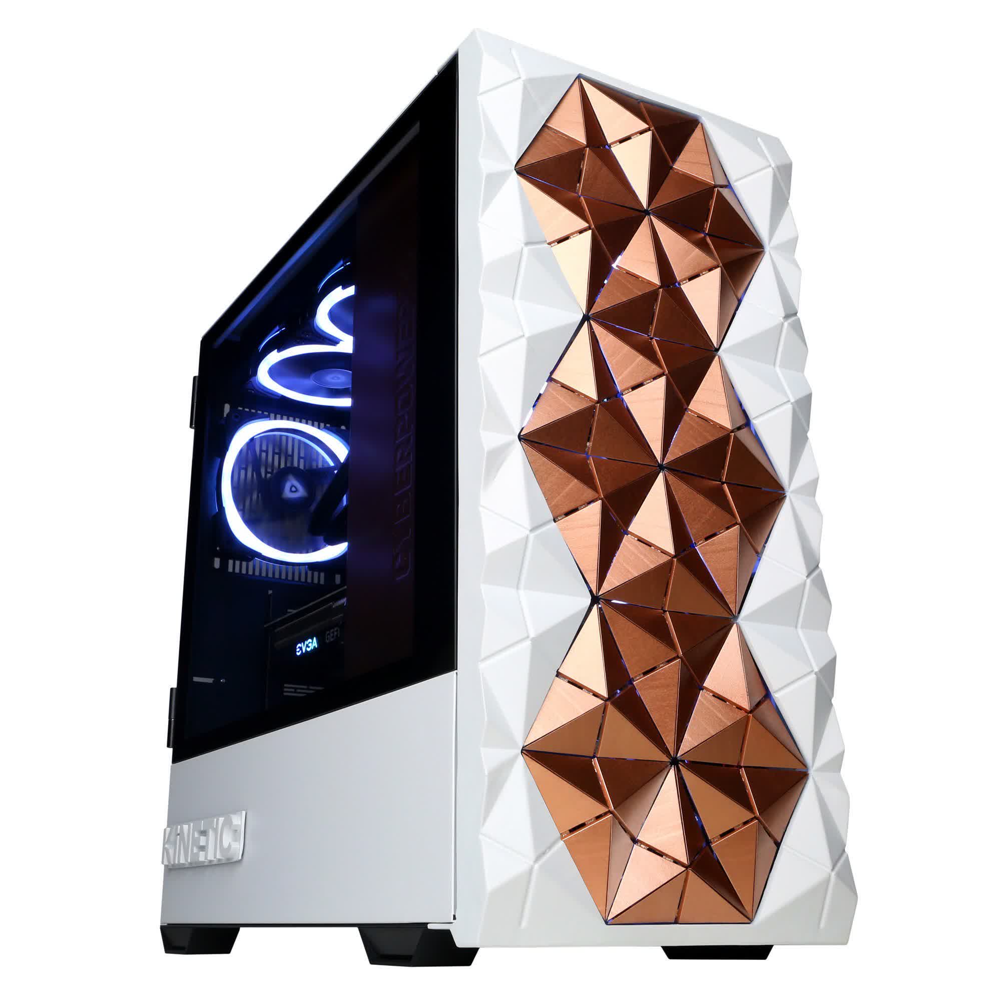 Le boîtier de CyberPowerPC comprend 18 évents motorisés qui s'ouvrent et se ferment en fonction des températures internes 2 Le boitier de CyberPowerPC comprend 18 events motorises qui souvrent