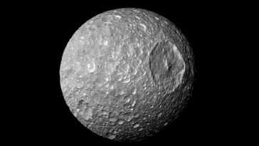 Sous La Surface De Mimas, La Lune "death Star" De