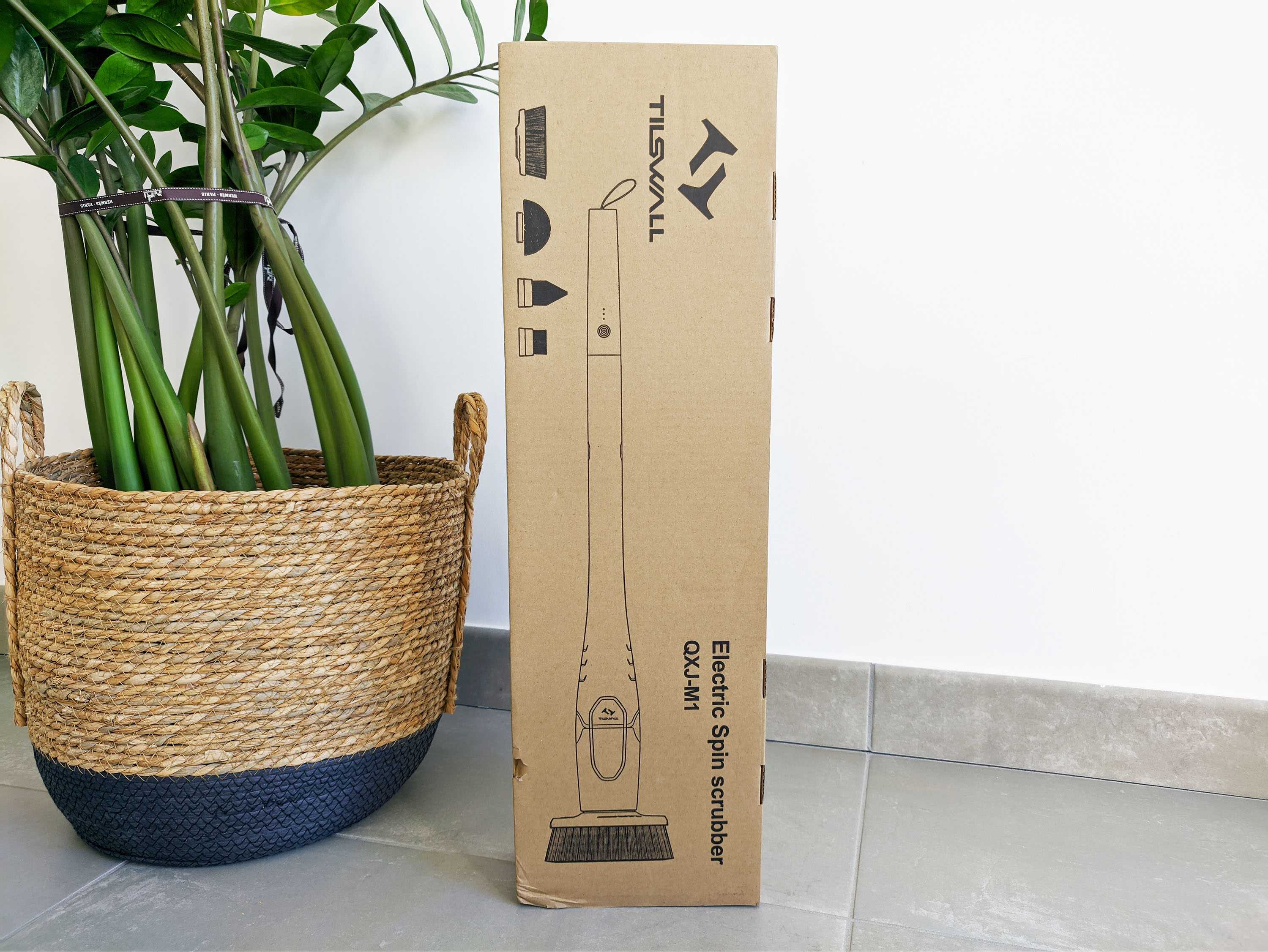 Tilswall QXJ-M1: TEST de la brosse de nettoyage électrique sans fil 2 Tilswall Qxj M1 Brosse Nettoyage Electrique Sans Fil Boite