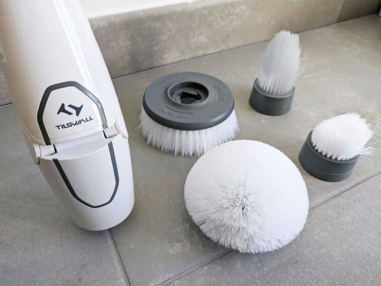 Tilswall QXJ-M1: TEST de la brosse de nettoyage électrique sans fil 1 Tilswall Qxj M1 Brosse Nettoyage Electrique Sans Fil Petite Brosses