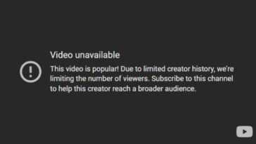 "cette Vidéo Est Trop Populaire, Vous Ne Pouvez Pas La