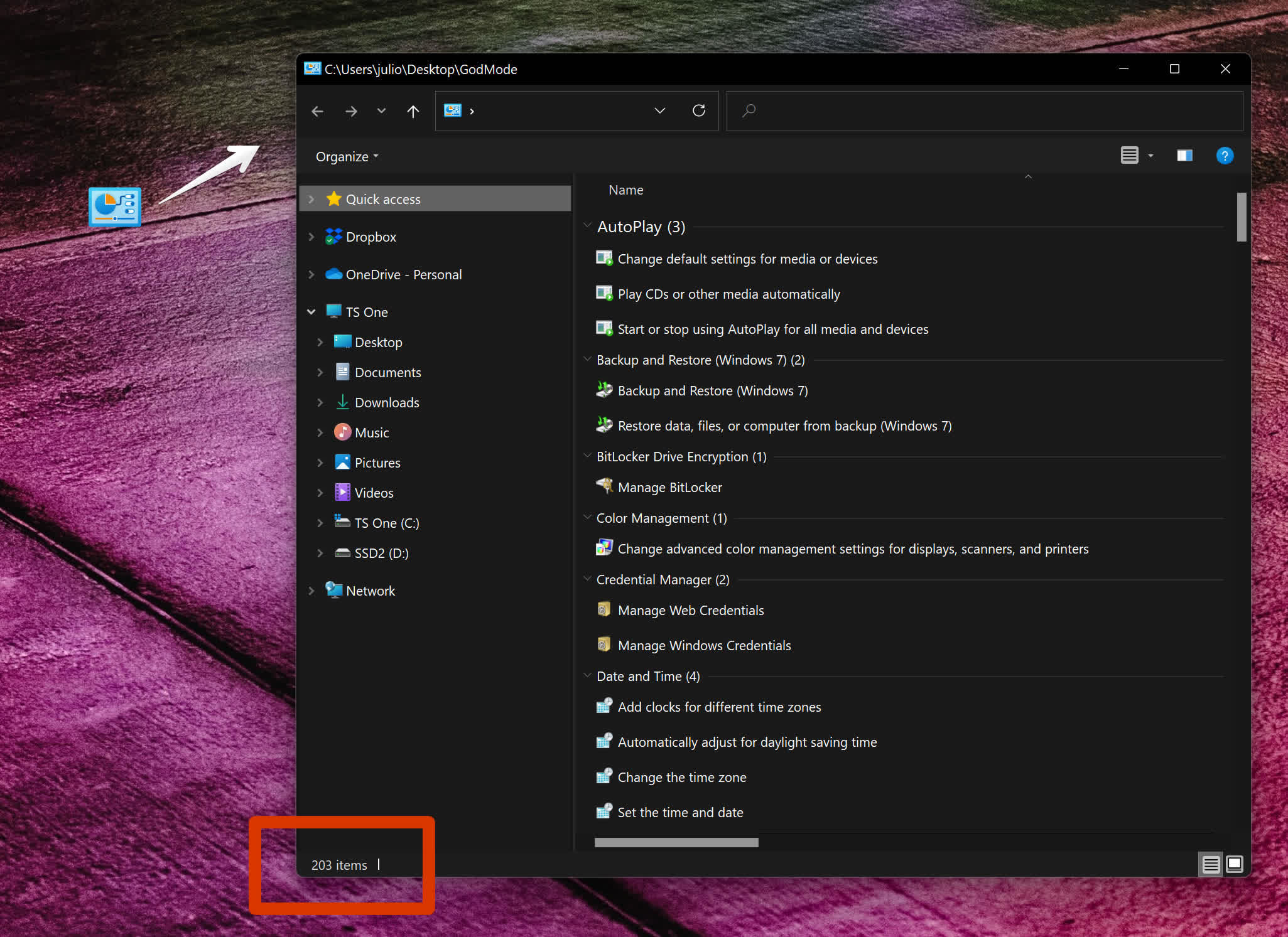 Comment activer le mode Dieu dans Windows 10 et Windows 11 4 1644406205 408 Comment activer le mode Dieu dans Windows 10 et Windows