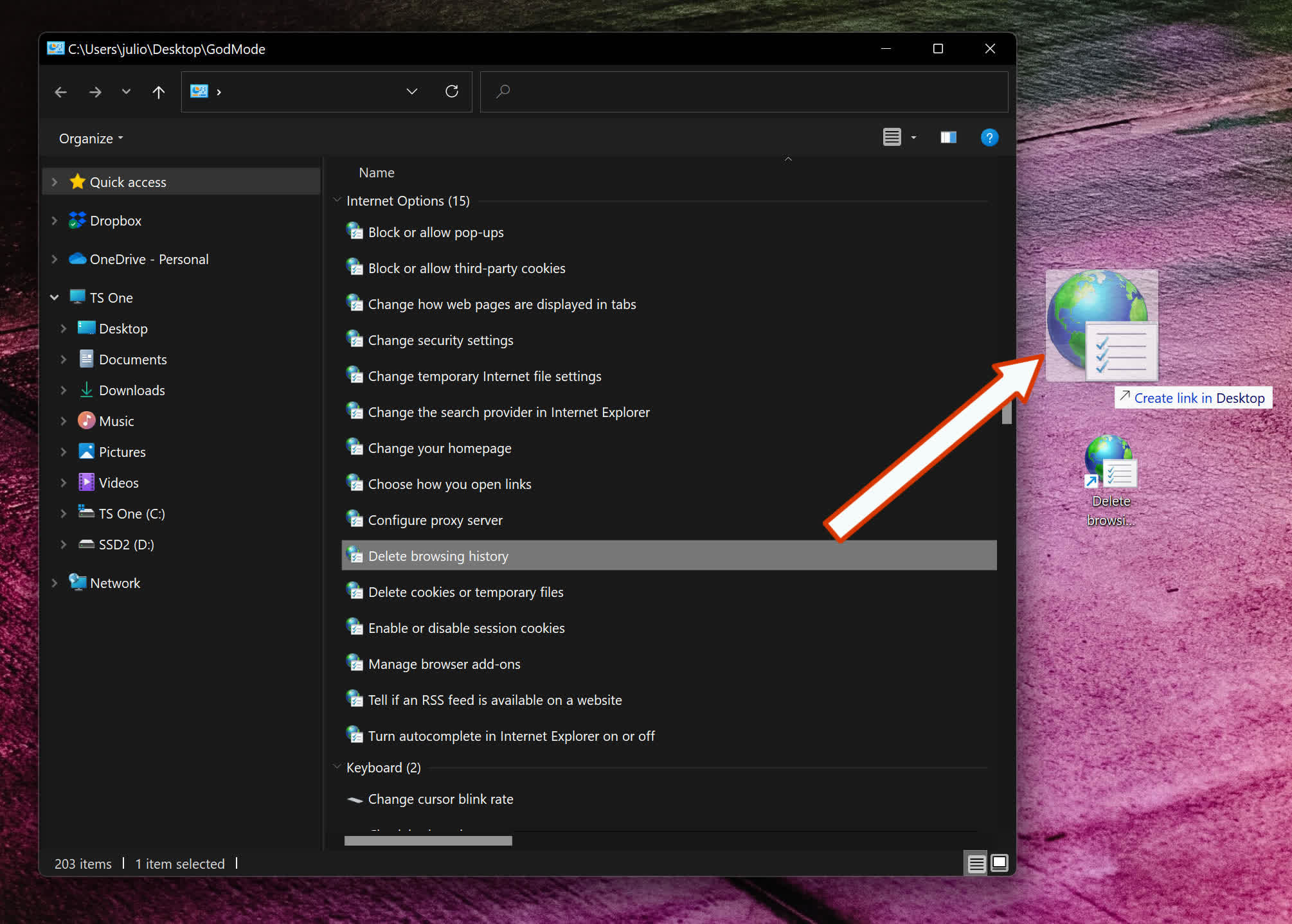 Comment activer le mode Dieu dans Windows 10 et Windows 11 6 1644406206 560 Comment activer le mode Dieu dans Windows 10 et Windows
