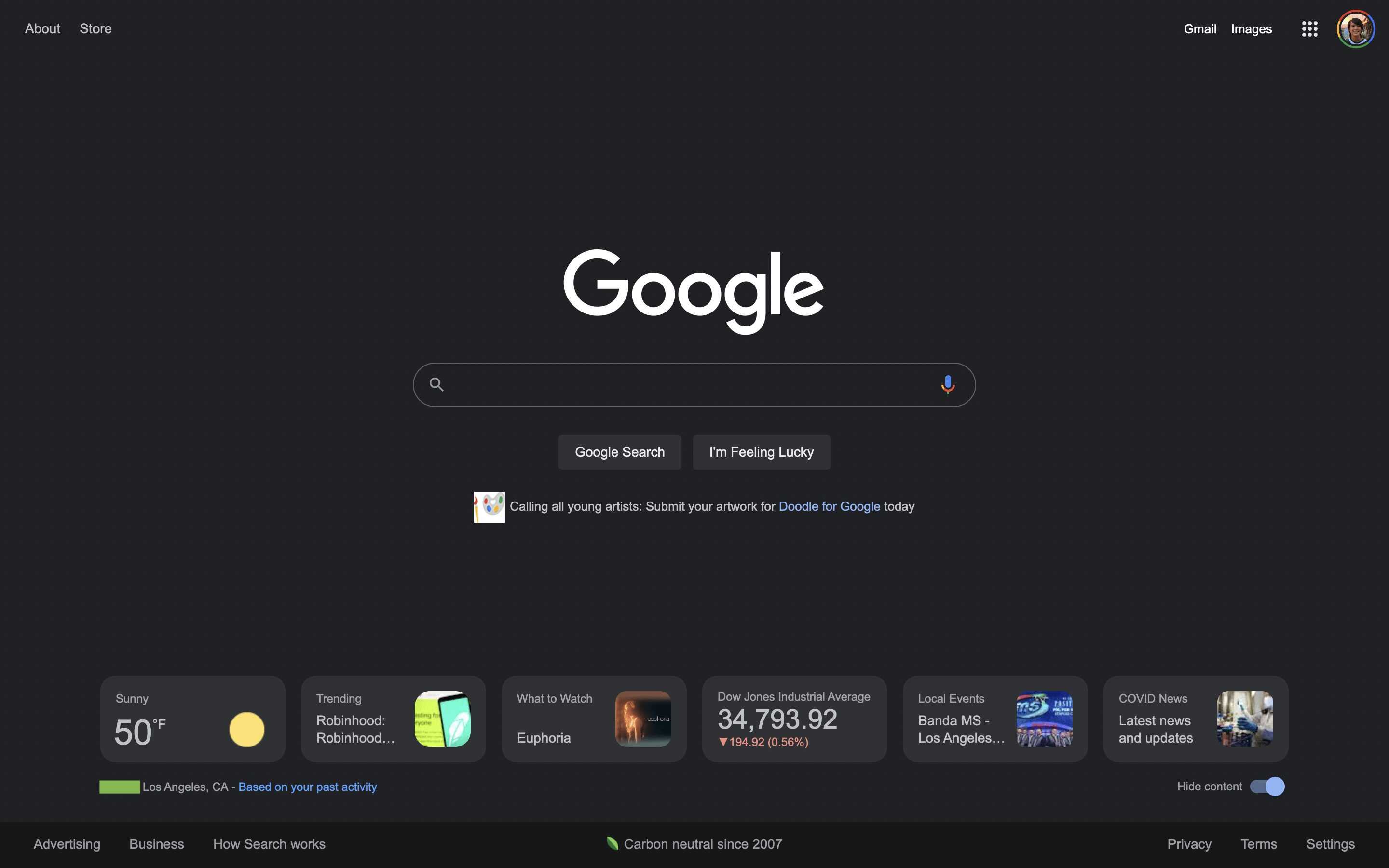Google Expérimente En Ajoutant Des Actualités Et La Météo à