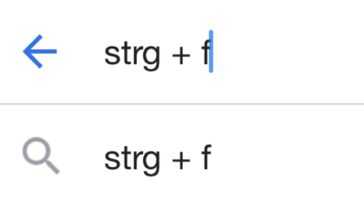 Ctrl + F Sur Le Smartphone : C'est Ainsi Que Vous