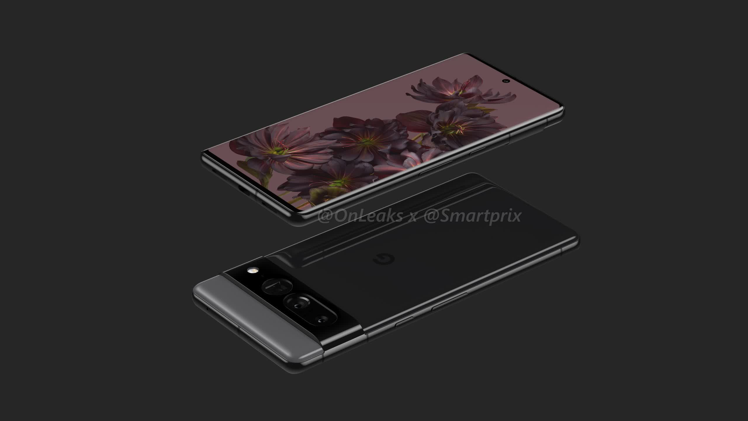 1645710316 2 Les rendus fuites de Pixel 7 Pro suggerent plus de
