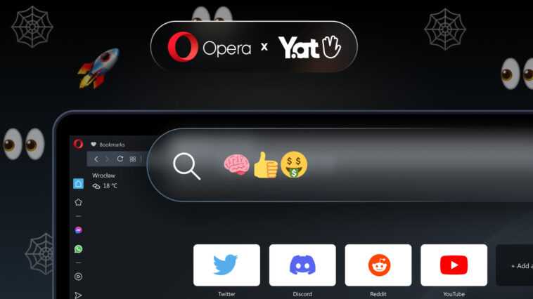 Opera prend désormais en charge les adresses Web basées sur les emoji 1 Opera Prend Désormais En Charge Les Adresses Web Basées Sur