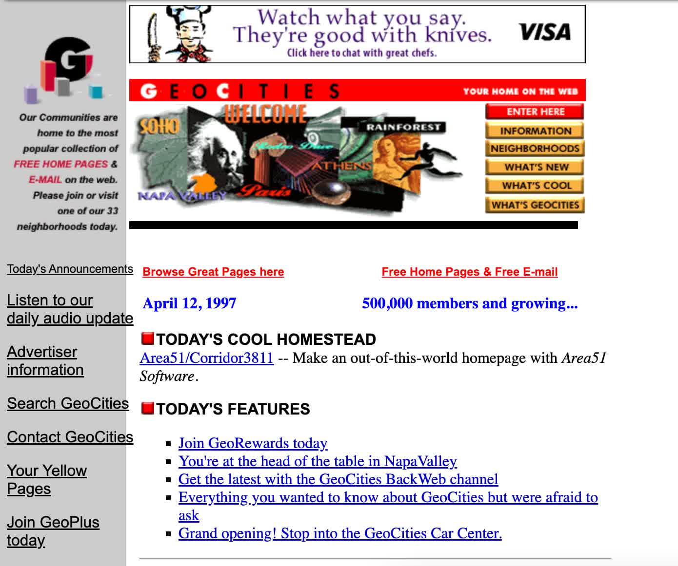 Qu'est-il arrivé à GeoCities ? 2 Quest il arrive a GeoCities