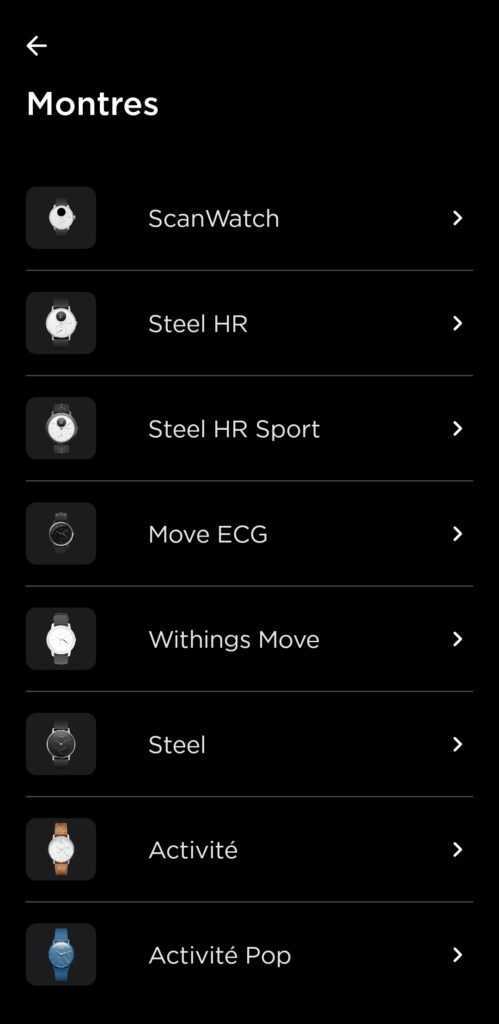 Withings Health Scanwatch Application 2
