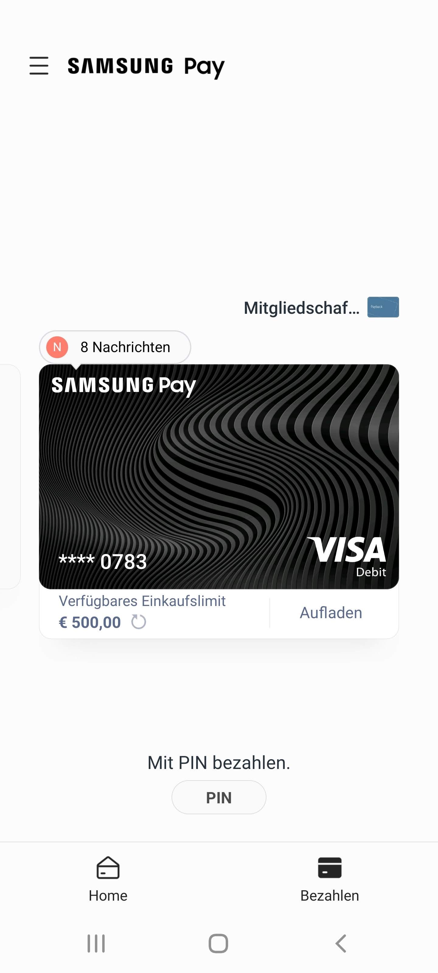 Payer avec Samsung Pay et Galaxy Watch : voici comment cela fonctionne 6 Samsung Pay ne fonctionne que grâce à Solarisbank émettant une carte de débit numérique. (Capture d'écran)