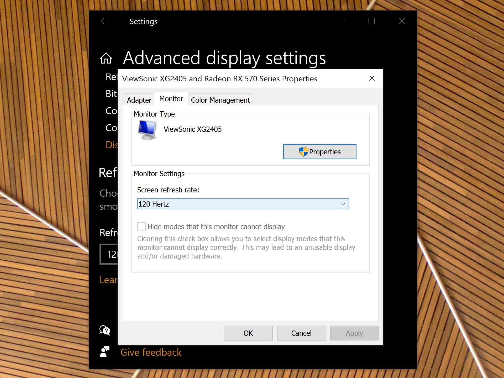 Comment modifier le taux de rafraîchissement de votre moniteur sous Windows 5 1646912352 397 Comment modifier le taux de rafraichissement de votre moniteur sous