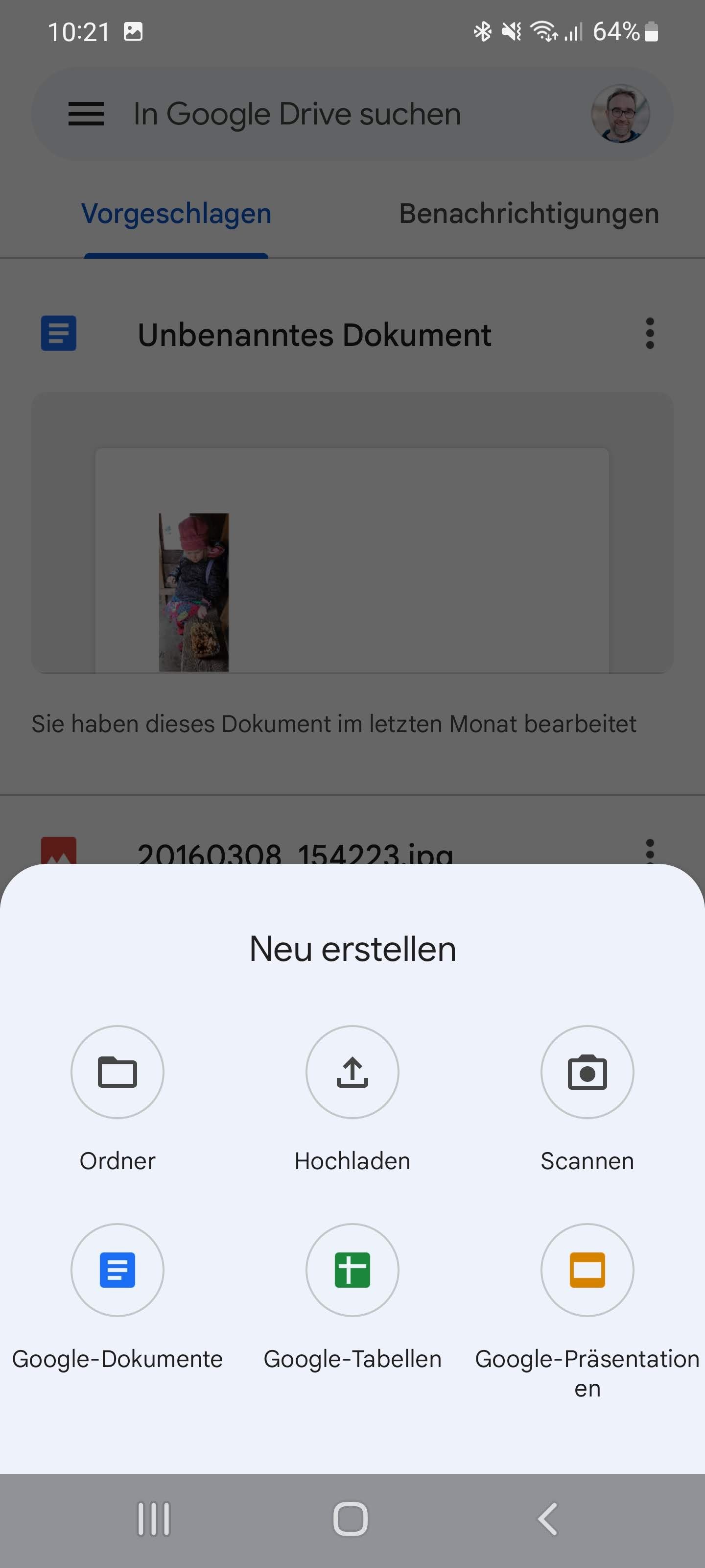 Numériser des documents avec votre smartphone : Voici comment cela fonctionne sur Android 6 La fonction de numérisation de Google Drive reste simple. (Capture d'écran)