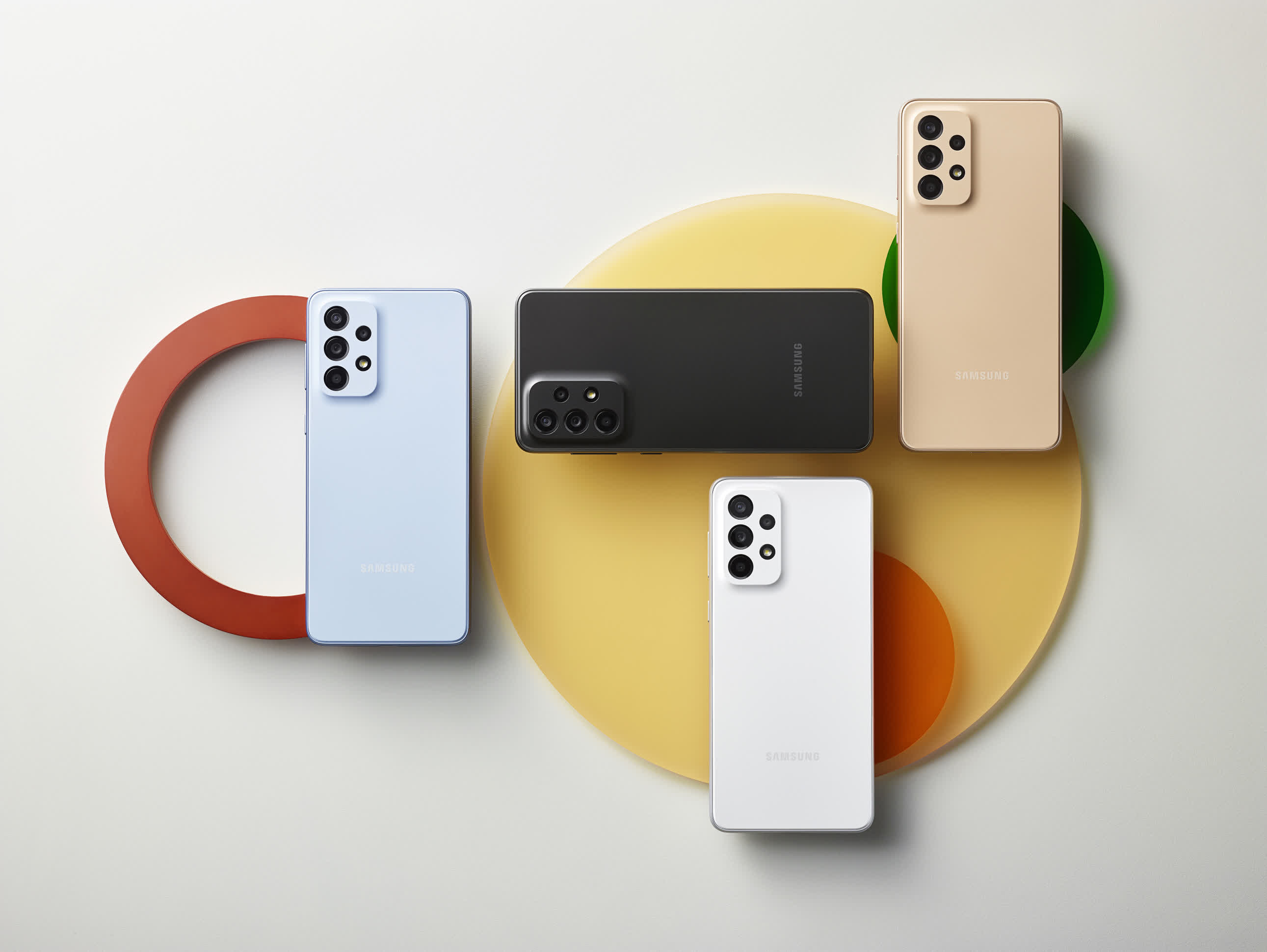 1647635590 695 Samsung rafraichit la serie Galaxy A avec trois nouveaux telephones