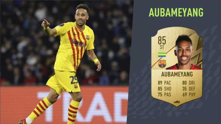 FIFA 22 : Pierre-Emerick Aubameyang, voilà comment se passe la révélation du Barça dans FUT 1 Fifa 22 : Pierre Emerick Aubameyang, Voilà Comment Se Passe La
