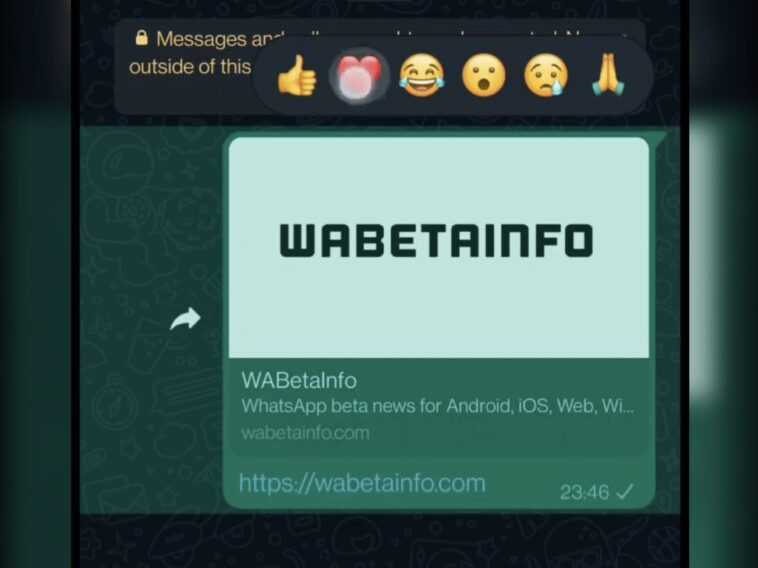 Les réactions aux messages sont arrivées sur WhatsApp : comment elles fonctionnent 1 Les Réactions Aux Messages Sont Arrivées Sur Whatsapp : Comment