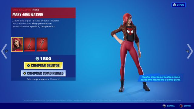 Comment obtenir le skin Mary Jane Watson (Spider-Man) dans Fortnite 4 fortnite mary jane watson skin comment l'obtenir